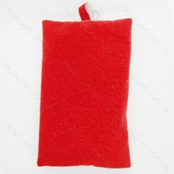 Ключниця плоска комбінована /штучний замш /12см/