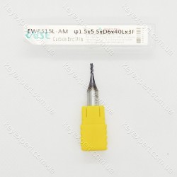 Фреза вертикальна 1.5мм CARBIDE 5.5xD6x40Lx3F /EW6515L-AM/ Raise