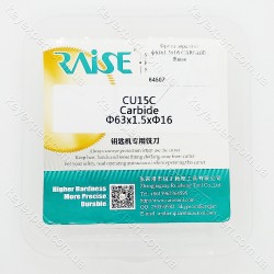 Фреза відрізна ф63х1.5х16 CARBIDE Raise