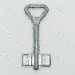 O6 Двобородковий /L50мм /силумін /трикутна ручка/ O6 Двобородковий /L50мм /силумін /трикутна ручка/