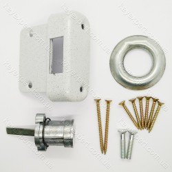 Замок накладний Атлант ЗН2Д ШО-40 дисковий із засувом-засувкою