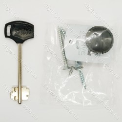 Замок накладний Ельбор 04.51 сувальдний три стрижні d=12