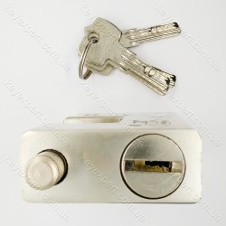 Замок навісний GUSAM 94 піша сталь, з броненакладкою