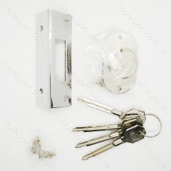 Замок врізний Siba 156F хрестовий ключ 5 ключів