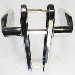 Ручка роздільна Punto 62мм SN/CP