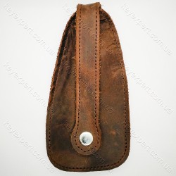 Ключниця кнопка / з викидом / груба шкіра / 14см /