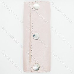 Ключниця книжка на 6 ключів /комбініронна /шкірзам /14см/