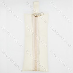 Ключниця плоска кольорова /шкірзам /15см/