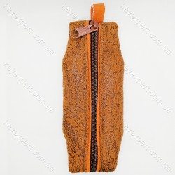 Ключниця плоска кольорова /штучний замш /13см/