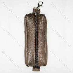 Ключниця з карабіном цетна/груба шкіра/16 см