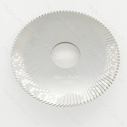 Фреза відрізна ф80х1.6х ф22*100T CARBIDE із зрізами Raise