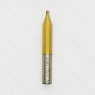 Фреза вертикальна 2.0мм EH4020 6D*40L*2F HSS-TIN Raise