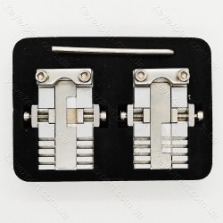 Пристрій для нарізування зламаних ключів вертикального типу