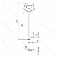 O5 Борідок /L85мм/