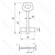 O6 треуг. /L60мм /Сімферополь/