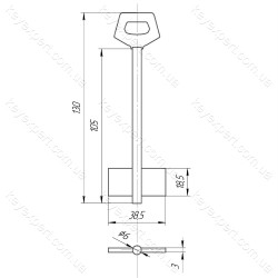 O6 Двобородковий /L105мм /Росія/
