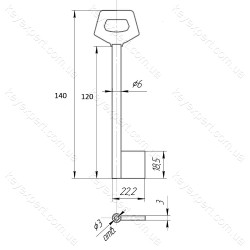 O6 Нижньодніпровськ /L120мм /довгий/