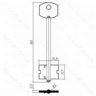 Дверняк /Цербер /100х17,7мм//5мм/