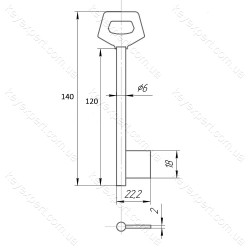 O6 Новий / L120мм / довгий /