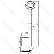 СЕЙФ-1Ф-6х120/120х20мм/6х4мм/