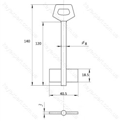 O8 Двобородковий /L120/
