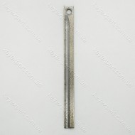 Ригельний з пазом 3х10 мм метал/правий/