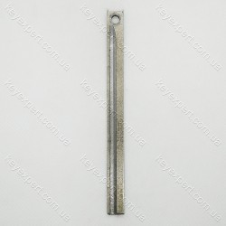 Ригельний з пазом 3х10 мм метал/правий/