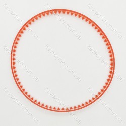 Ремінь для вертикального верстата/Червоний/Односторонній/