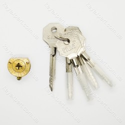 Циліндр для врізних замків Siba хрестовий ключ