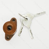 Циліндр карболіт" короткий/ для накладного гаражного замку короткий "