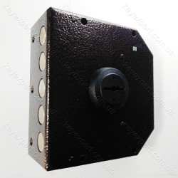 Замок накладний Ельбор 06.51 сувальдний п'ять стрижнів d=18