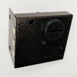 Замок накладний Ельбор 04.51 сувальдний три стрижні d=12