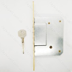 Замок врізний Siba 189 хрестовий ключ 5 ключів