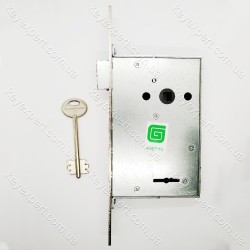 Замок врізний сувальдний Гардіан10.11 із засувкою під ручку Замок врізний сувальдний Гардіан10.11 із засувкою під ручку