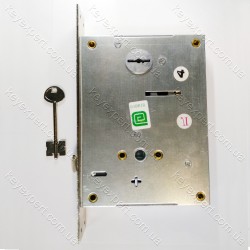 Замок врізний Гардіан 40.11 Quattro з бронепластинною Замок врізний Гардіан 40.11 Quattro з бронепластинною