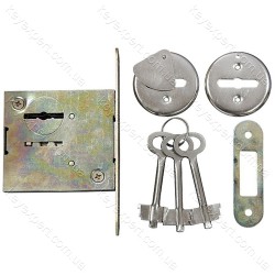 Замок врізний сувальдний Зеніт ЗВ8-4