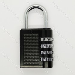 навісний кодовий замок Alex Lock великий Чорний навісний кодовий замок Alex Lock великий Чорний