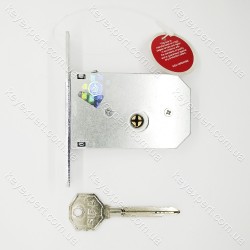 Замок врізний Siba 156F хрестовий ключ 5 ключів