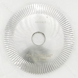 Фреза кутова 70х7.3х12.7 100T 40гр для 100E1 0011 /Raise/HSS/біла/